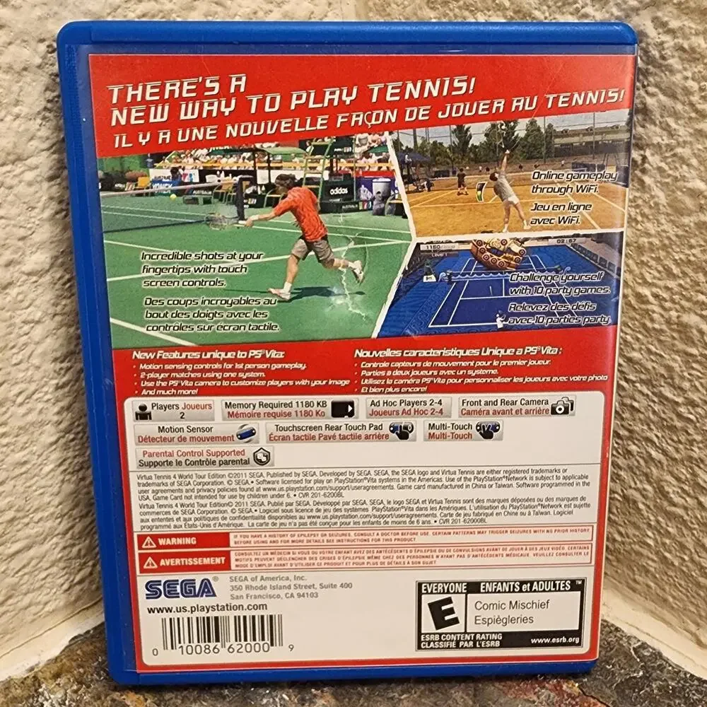 Game - Virtua Tennis 4: World Tour Edition (CIB) - PSVita - Sega
